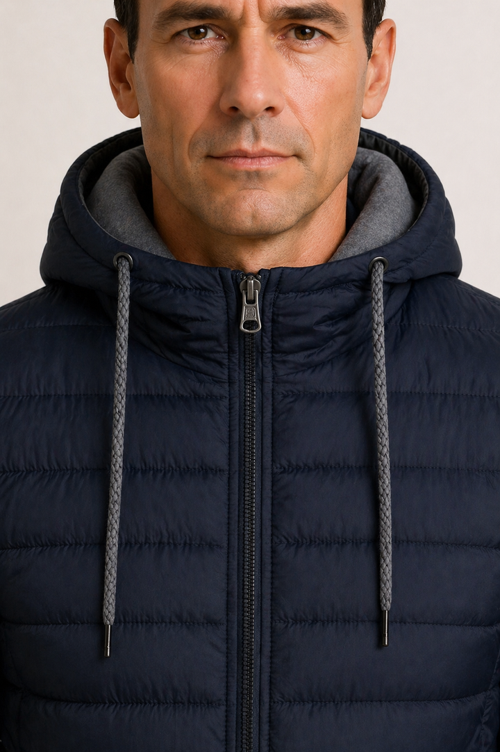 Vaughn | Lightweight Quilted Hooded Jacket for Men
