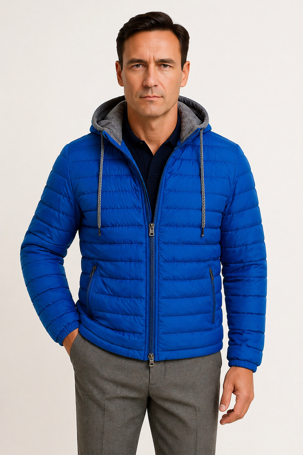 Vaughn | Lightweight Quilted Hooded Jacket for Men