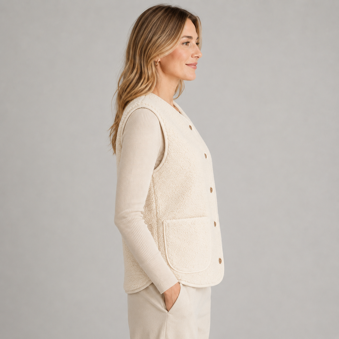Eustacia | Cosy Borg Teddy Gilet