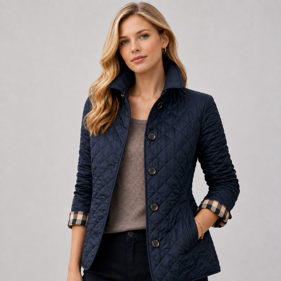 Maisie | Smart Quilted Button Jacket