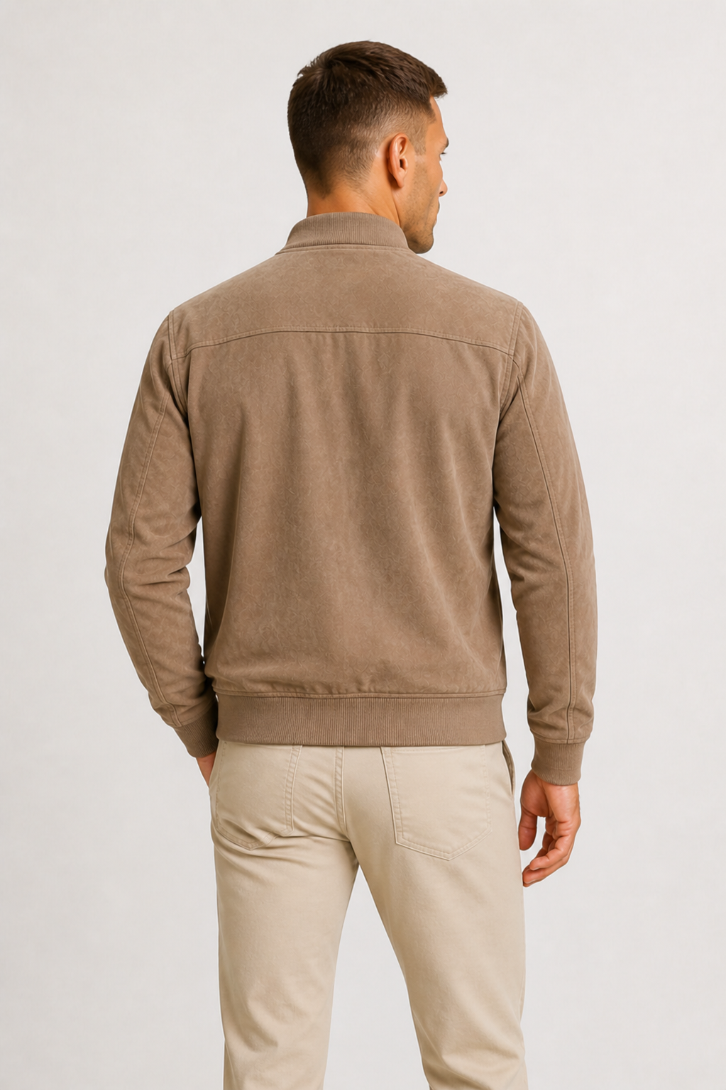 Denver | Sleek Suede Bomber Jacket for Men