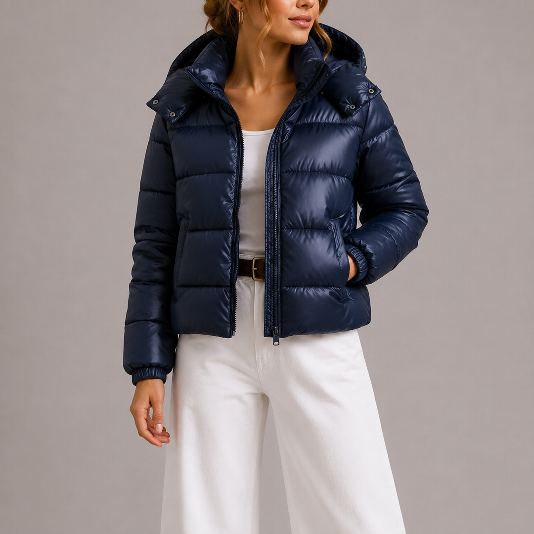 Quintessa | Warm Hooded Quilted Puffer Jacket for Women