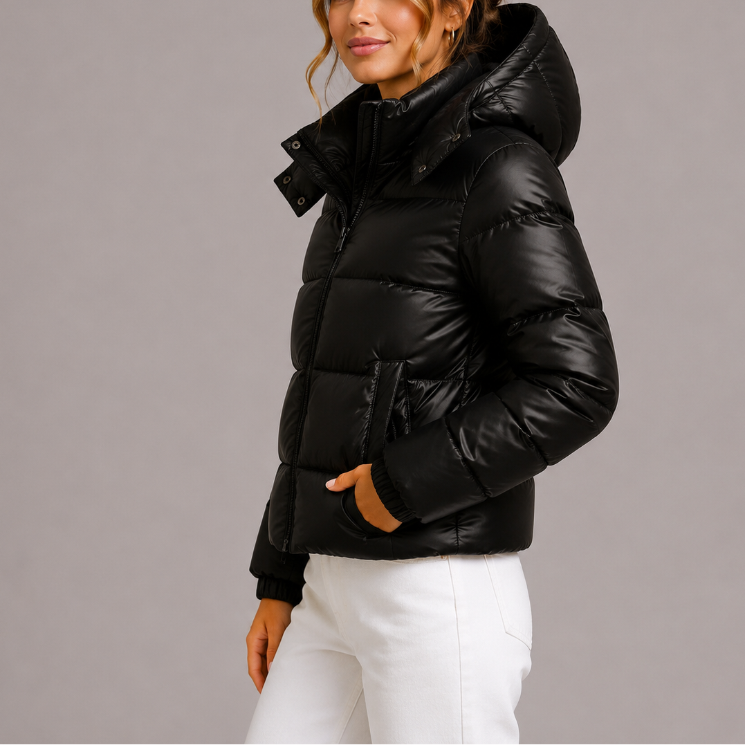 Quintessa | Warm Hooded Quilted Puffer Jacket for Women