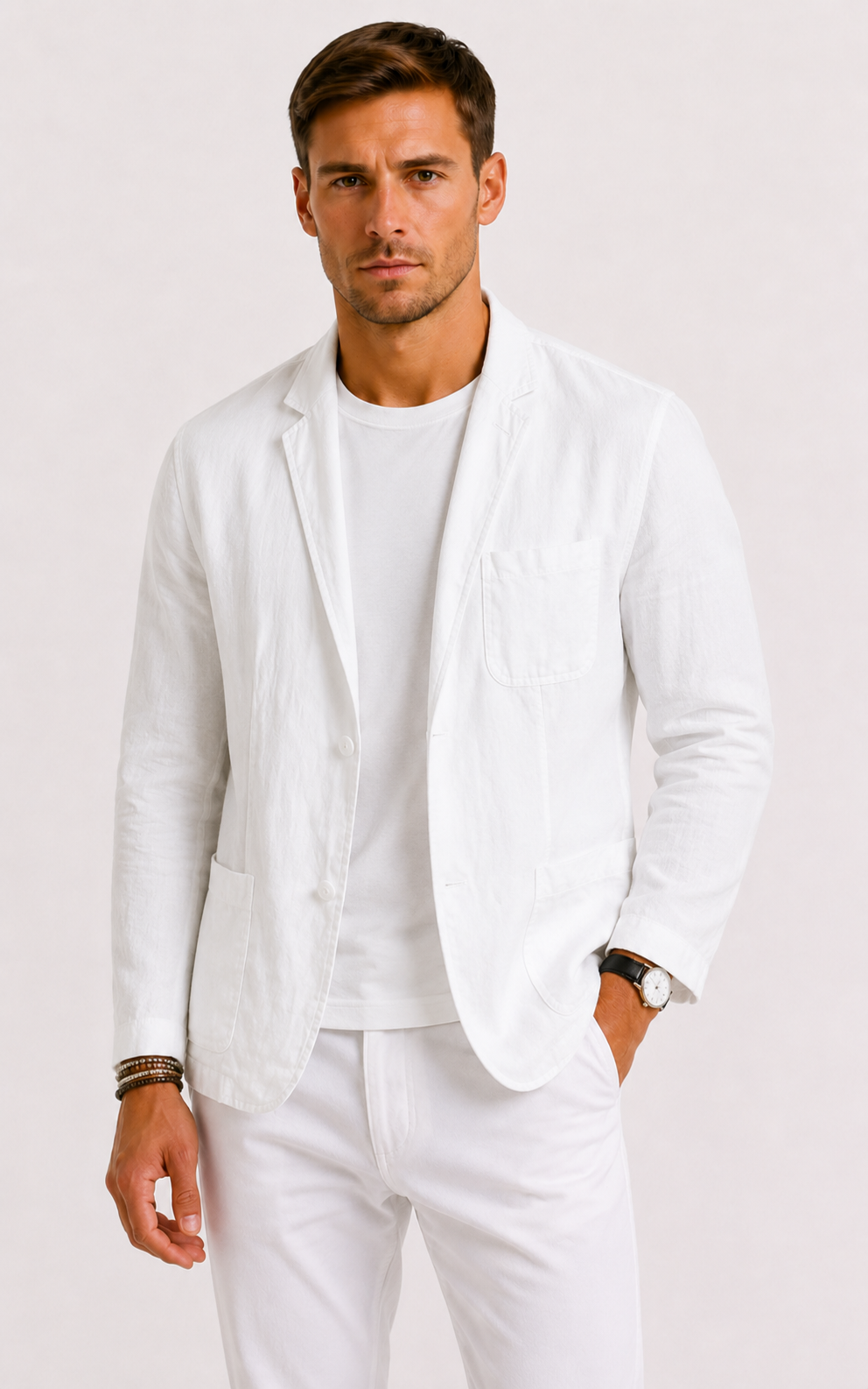 Rory | Relaxed Linen Blend Blazer for Men's Tailoring