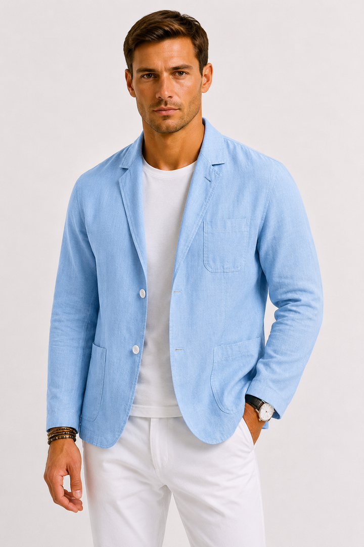 Rory | Relaxed Linen Blend Blazer for Men's Tailoring