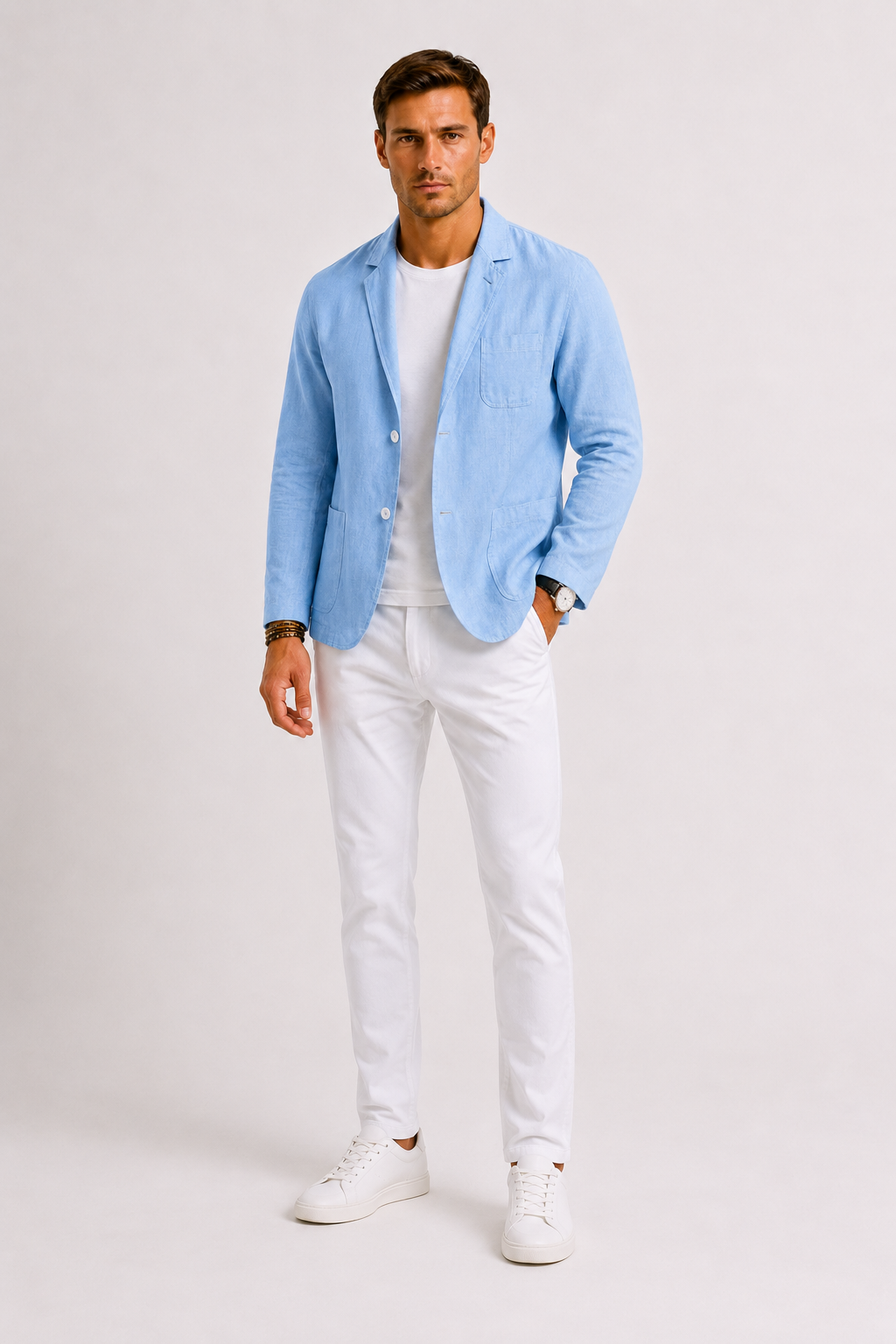 Rory | Relaxed Linen Blend Blazer for Men's Tailoring