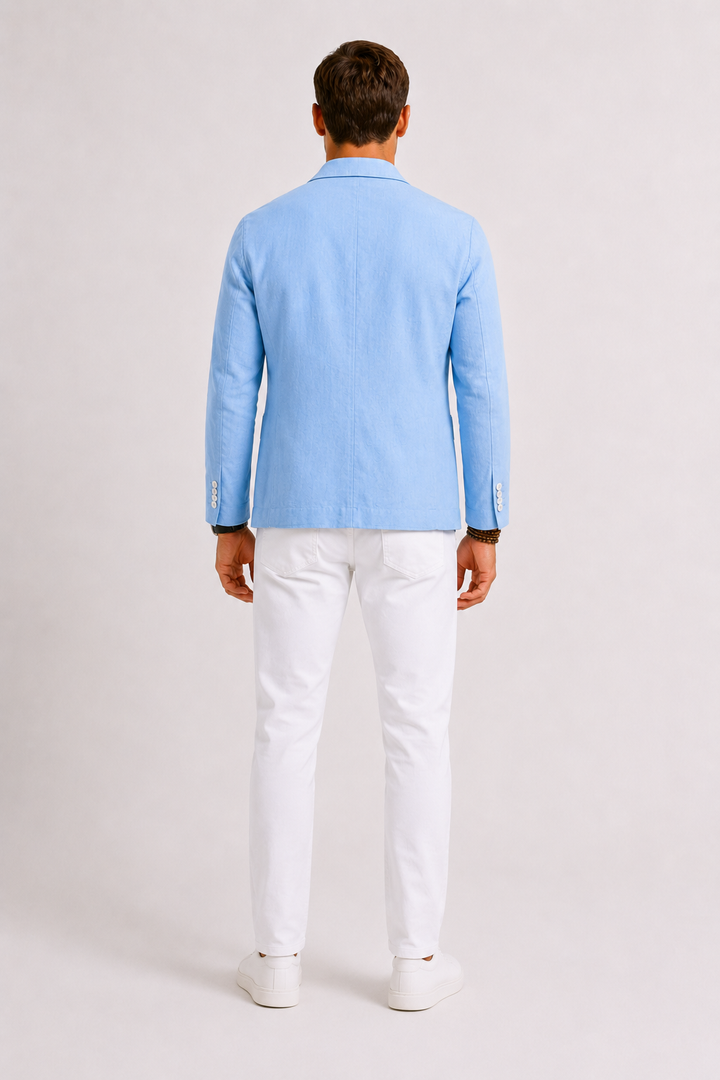 Rory | Relaxed Linen Blend Blazer for Men's Tailoring