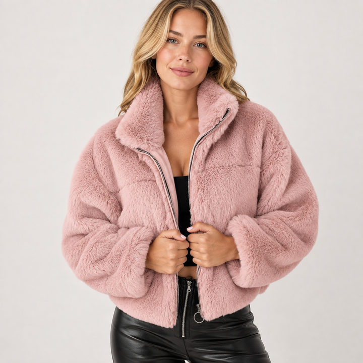 Camilla | Cozy Cropped Faux Fur Jacket