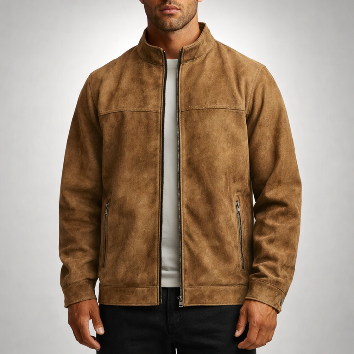 Corbin | Sharp Slim-Fit Leather Jacket for Men