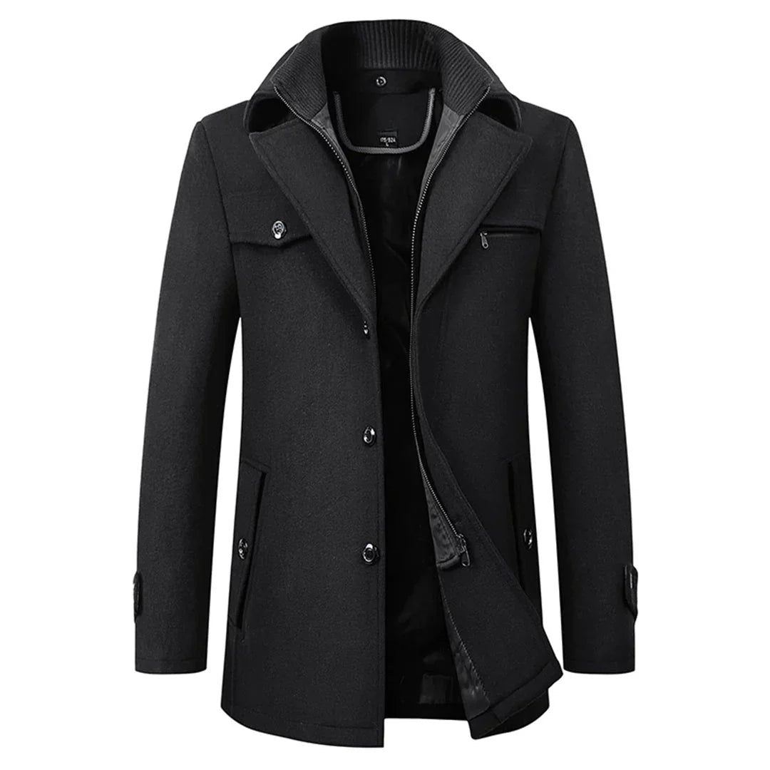 Grantham | Classic Wool Overcoat for Men