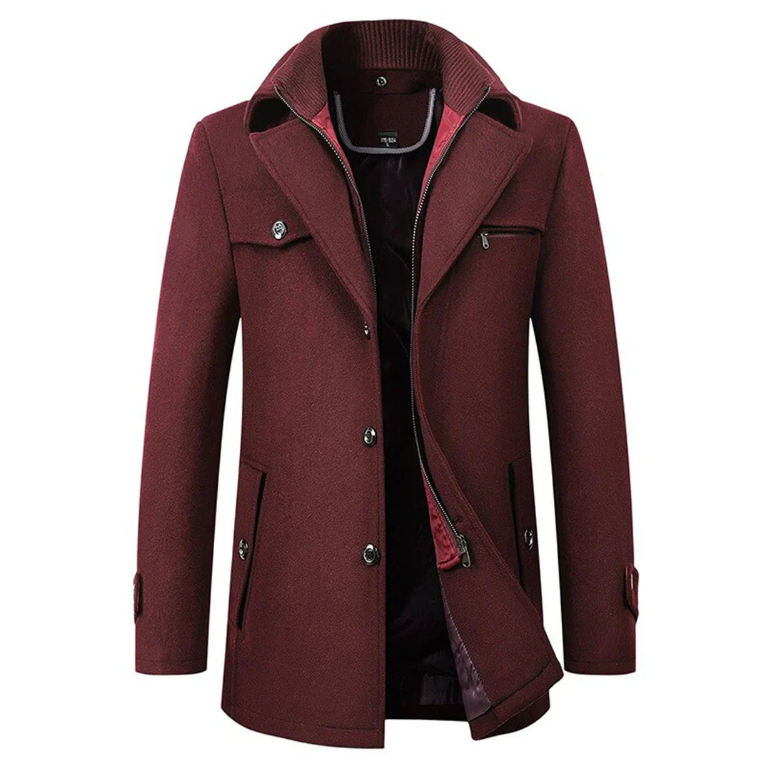 Grantham | Classic Wool Overcoat for Men