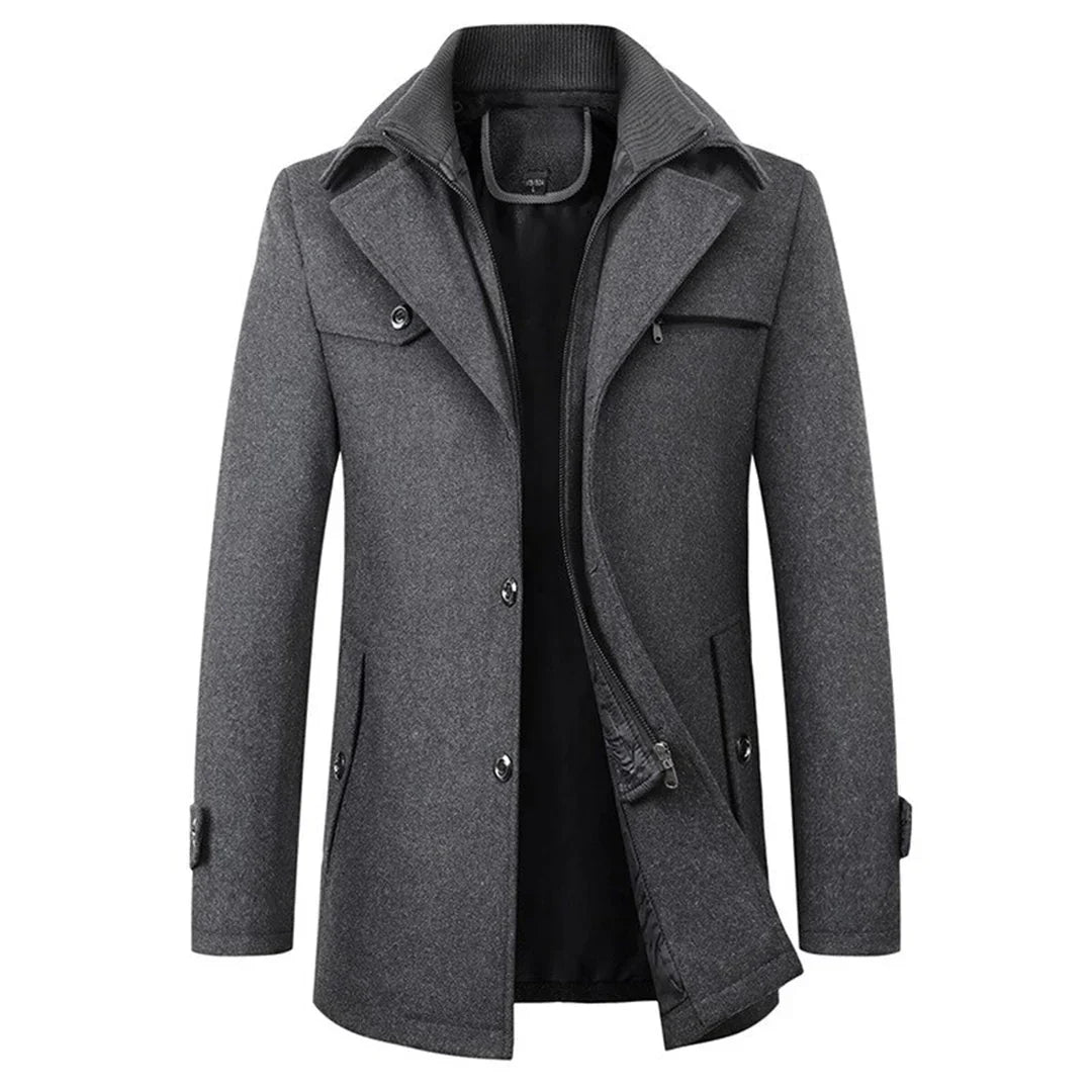 Grantham | Classic Wool Overcoat for Men