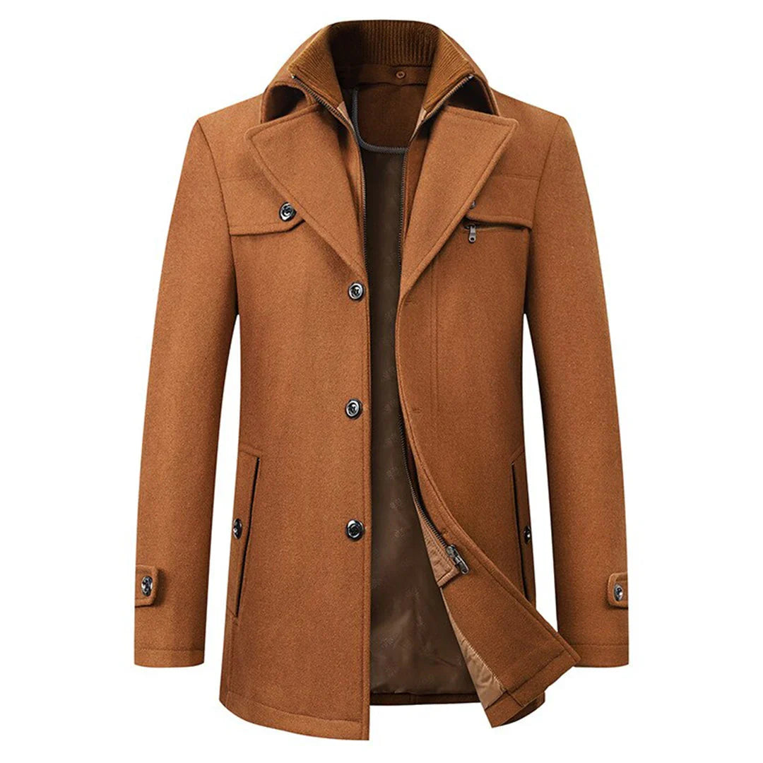 Grantham | Classic Wool Overcoat for Men