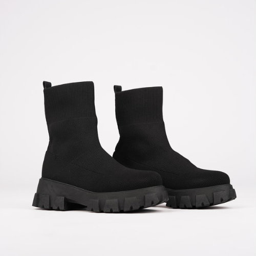 Cressida | Cozy Knit Slip-On Slipper Ankle Boots Women