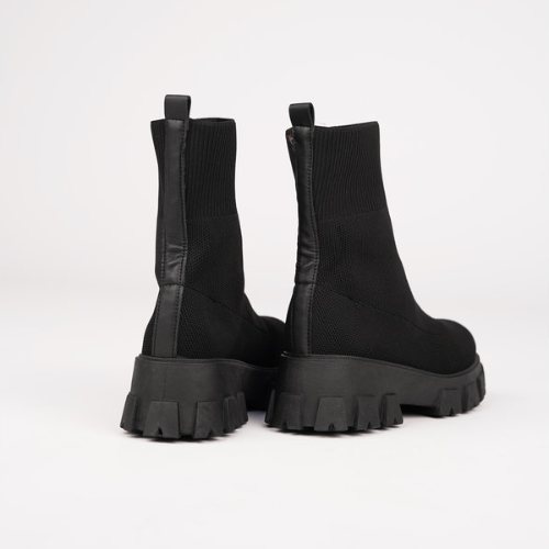 Cressida | Cozy Knit Slip-On Slipper Ankle Boots Women