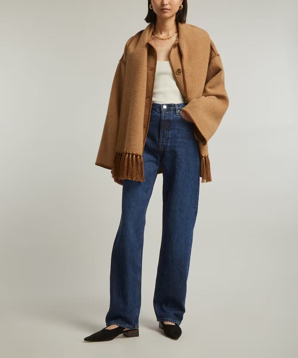Alto | Statement Scarf-Detail Jacket