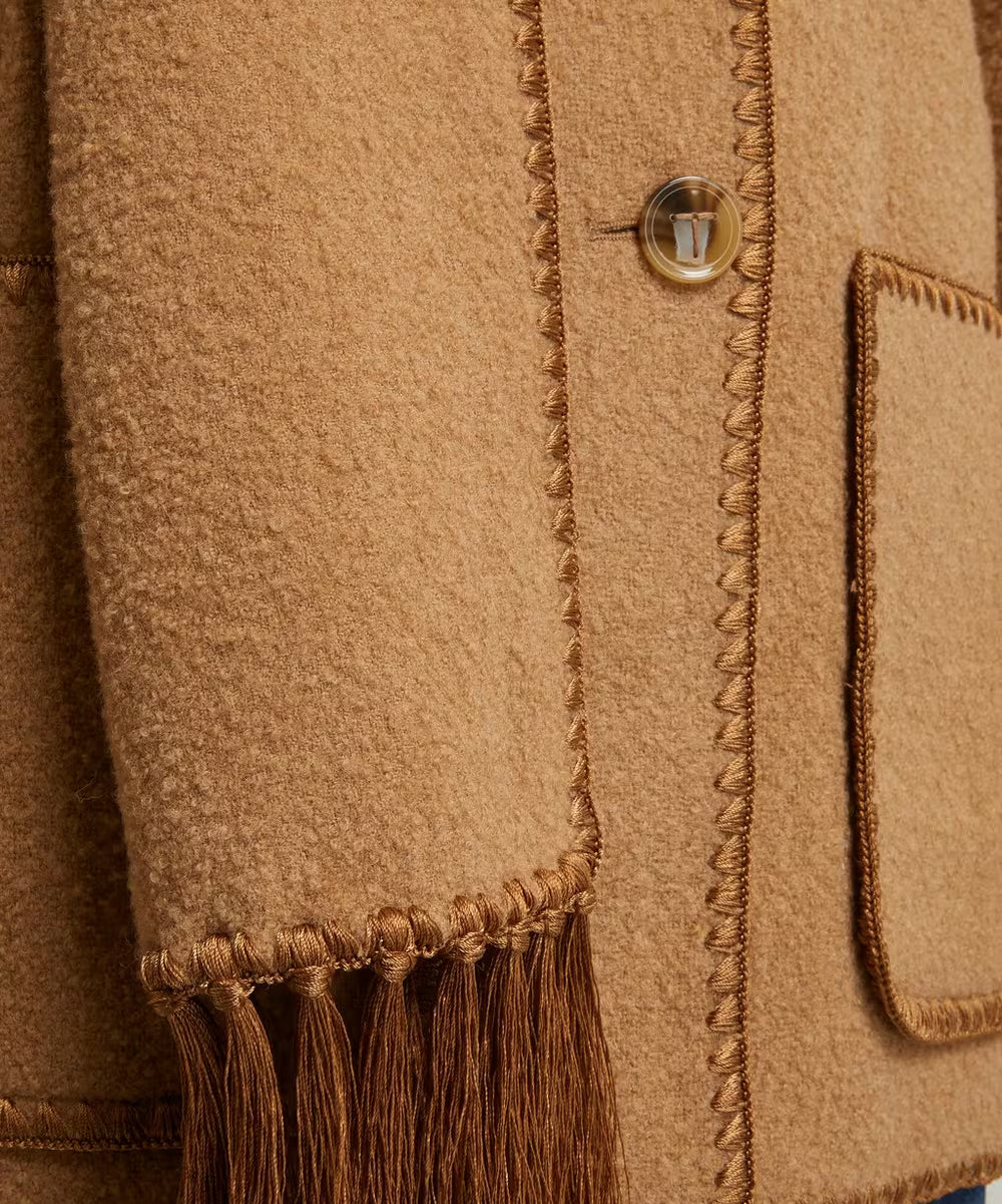 Alto | Statement Scarf-Detail Jacket
