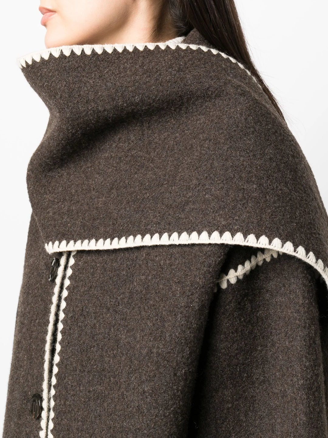 Alto | Statement Scarf-Detail Jacket