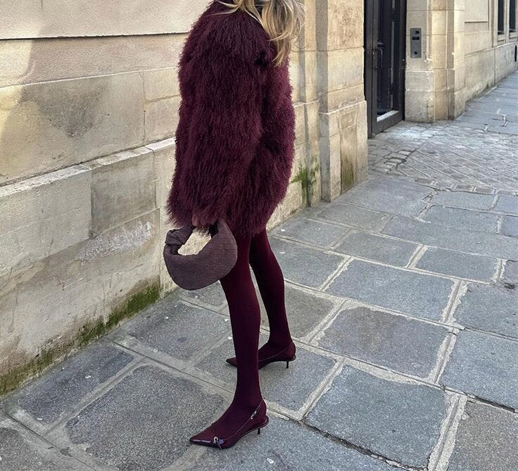 Rosalie | Bold Shaggy Faux Fur Coat for Women