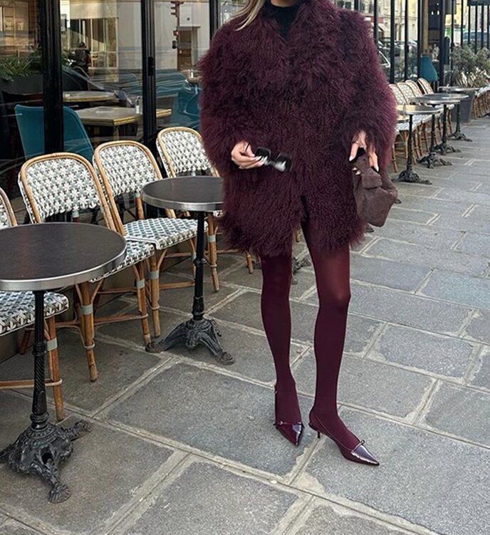 Rosalie | Bold Shaggy Faux Fur Coat for Women