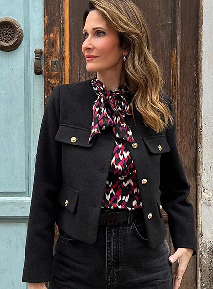 Wren | Refined Cropped Tweed Jacket