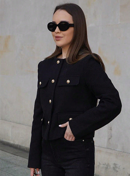Wren | Refined Cropped Tweed Jacket