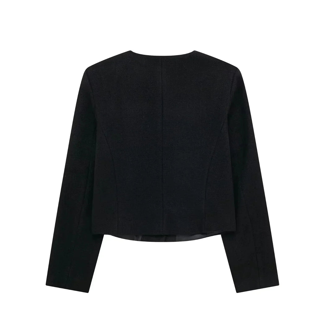 Wren | Refined Cropped Tweed Jacket