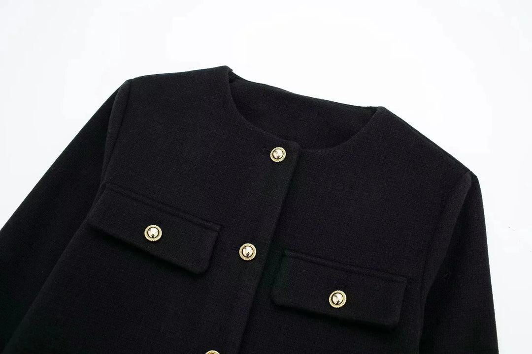 Wren | Refined Cropped Tweed Jacket