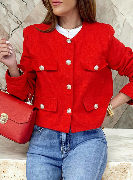 Wren | Refined Cropped Tweed Jacket