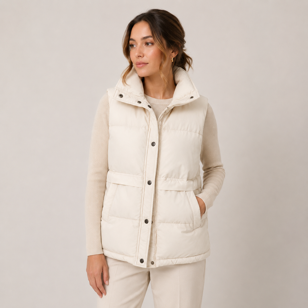 Edith | Practical Windproof Puffer Gilet