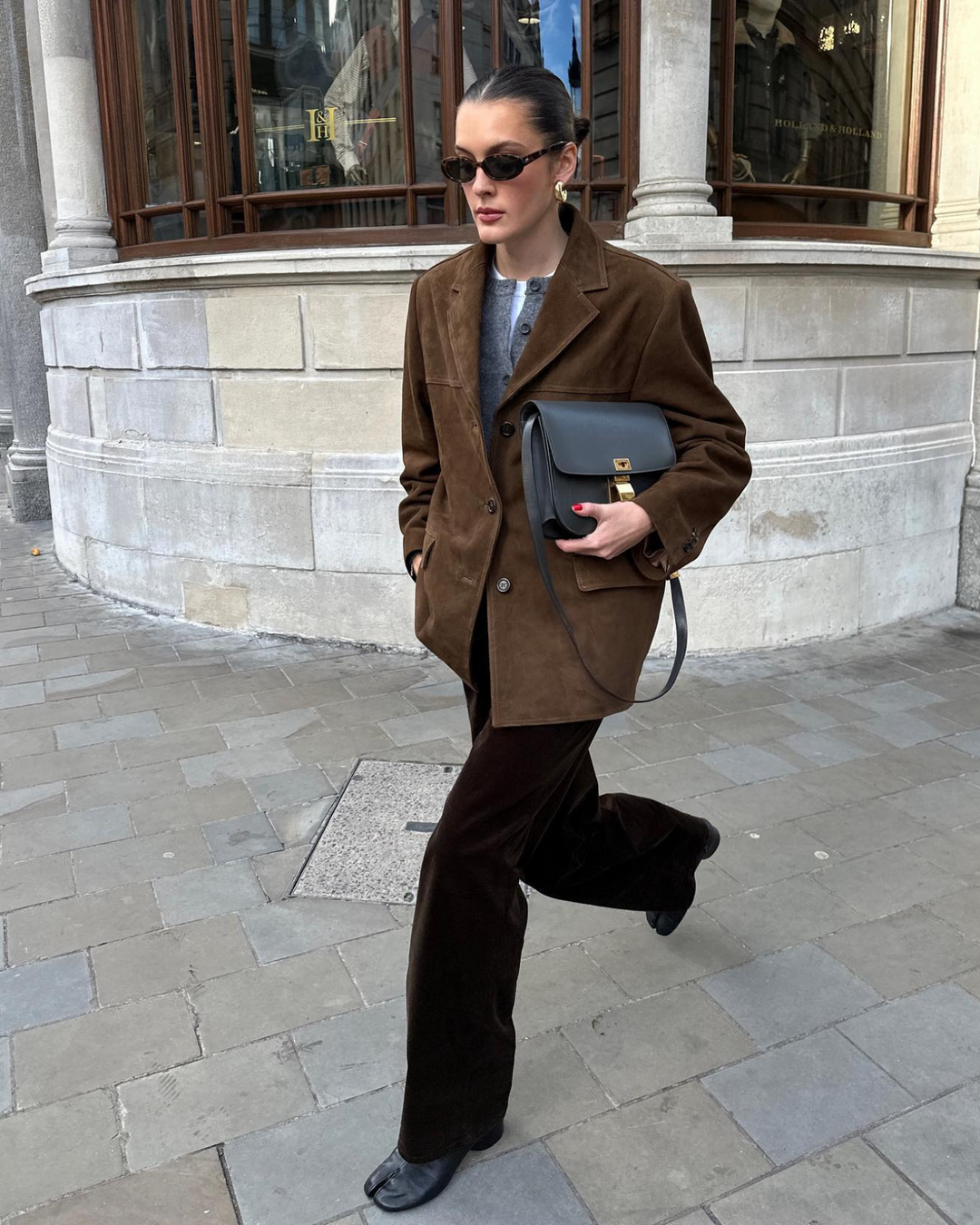 Clara | Relaxed Oversized Suede Blazer for Women