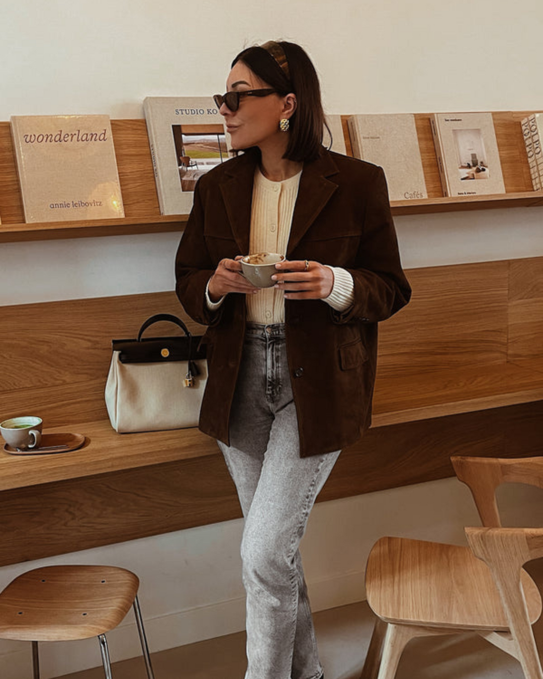 Clara | Relaxed Oversized Suede Blazer for Women