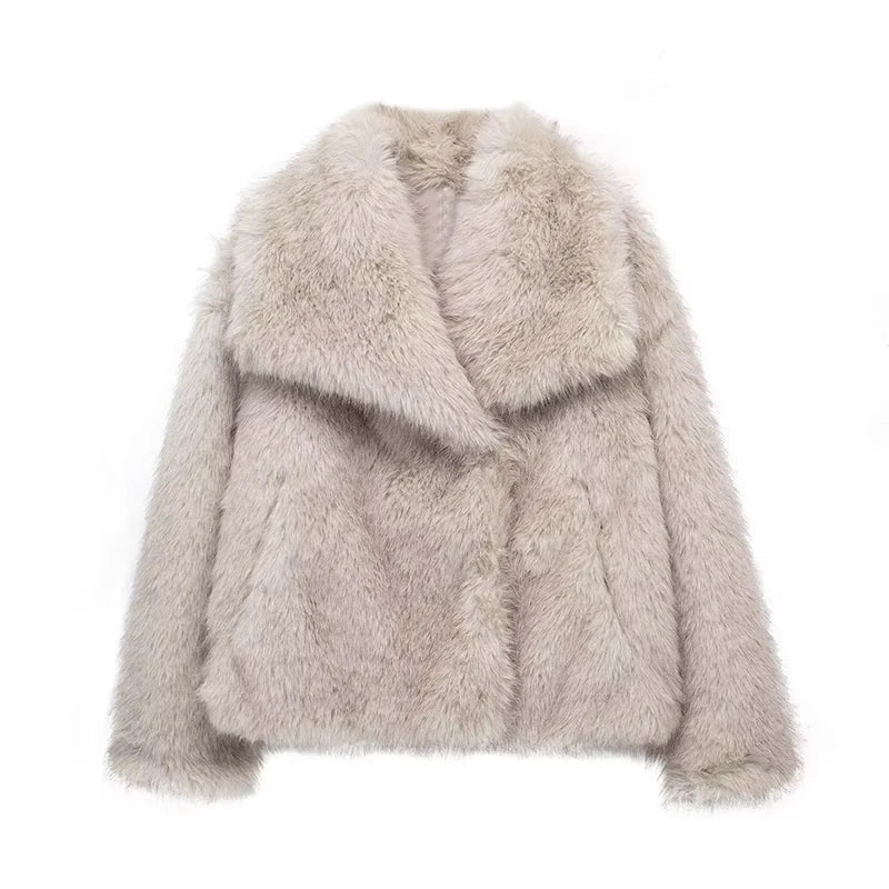 Esther | Luxe Faux Fur Coat for Women