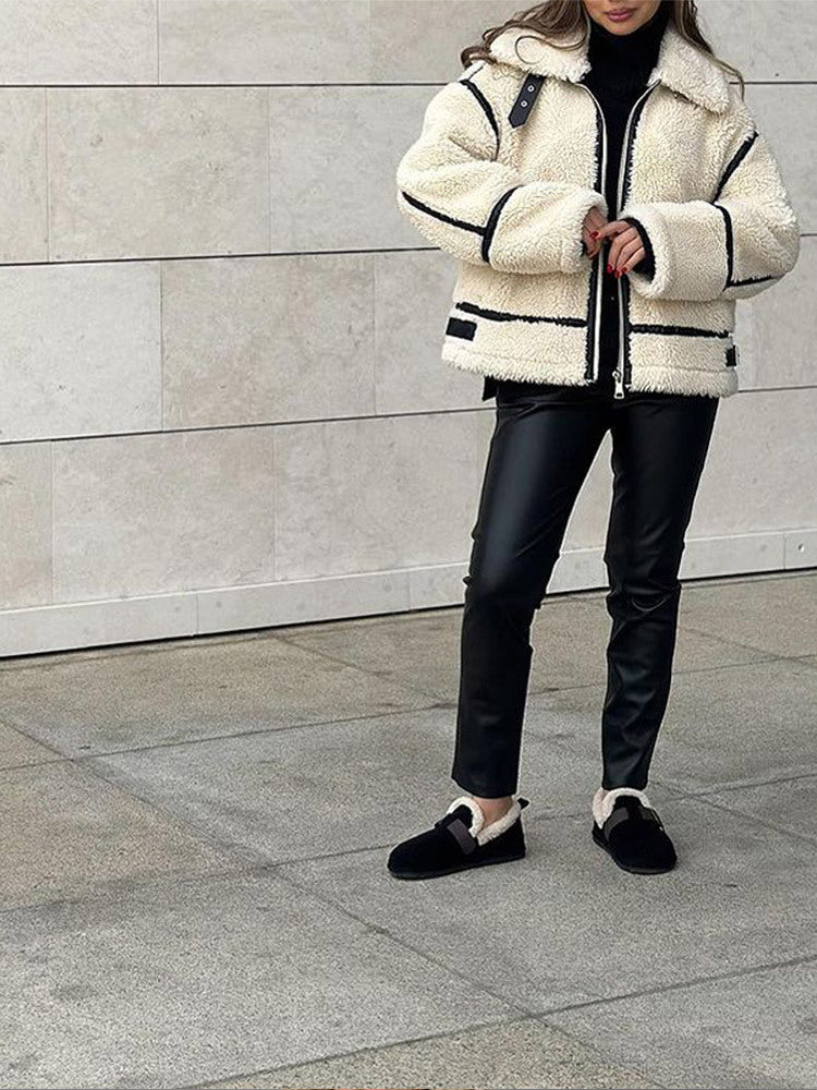 Hattie | Warm Oversized Teddy Jacket for Women