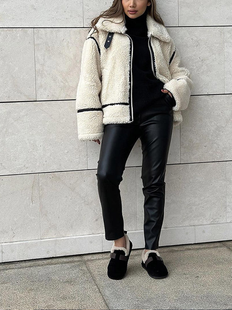 Hattie | Warm Oversized Teddy Jacket for Women