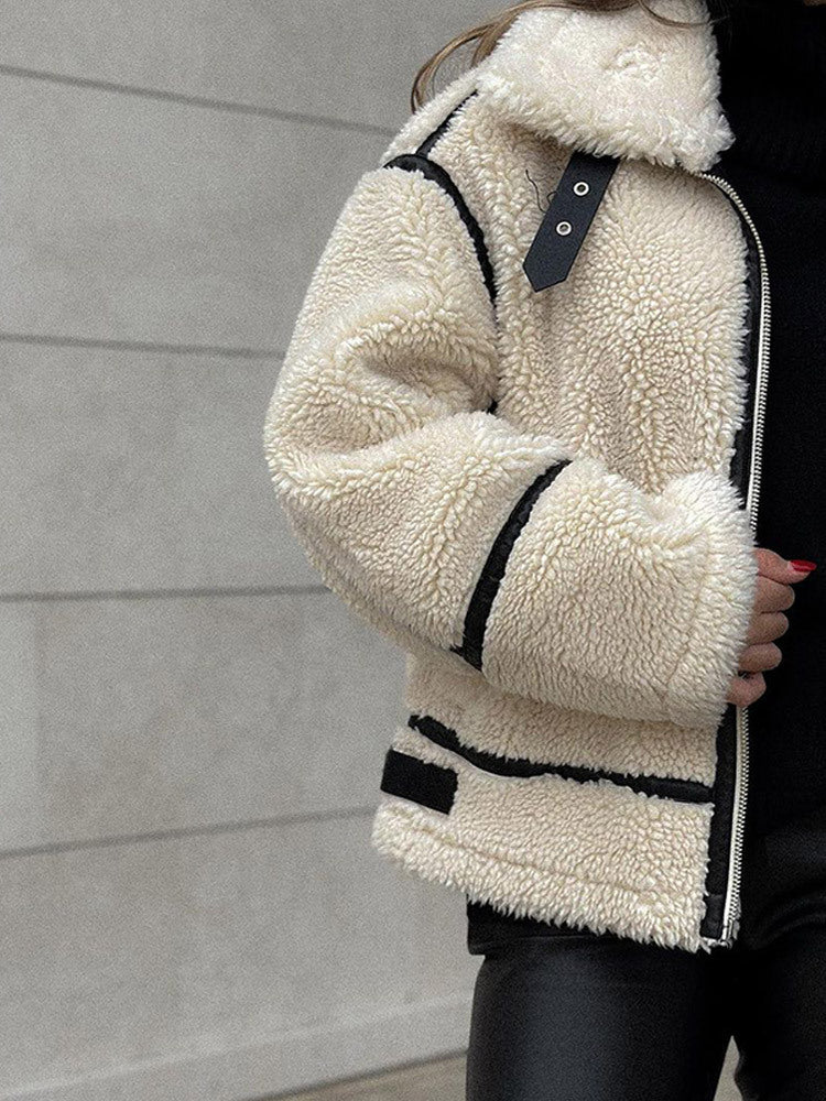 Hattie | Warm Oversized Teddy Jacket for Women