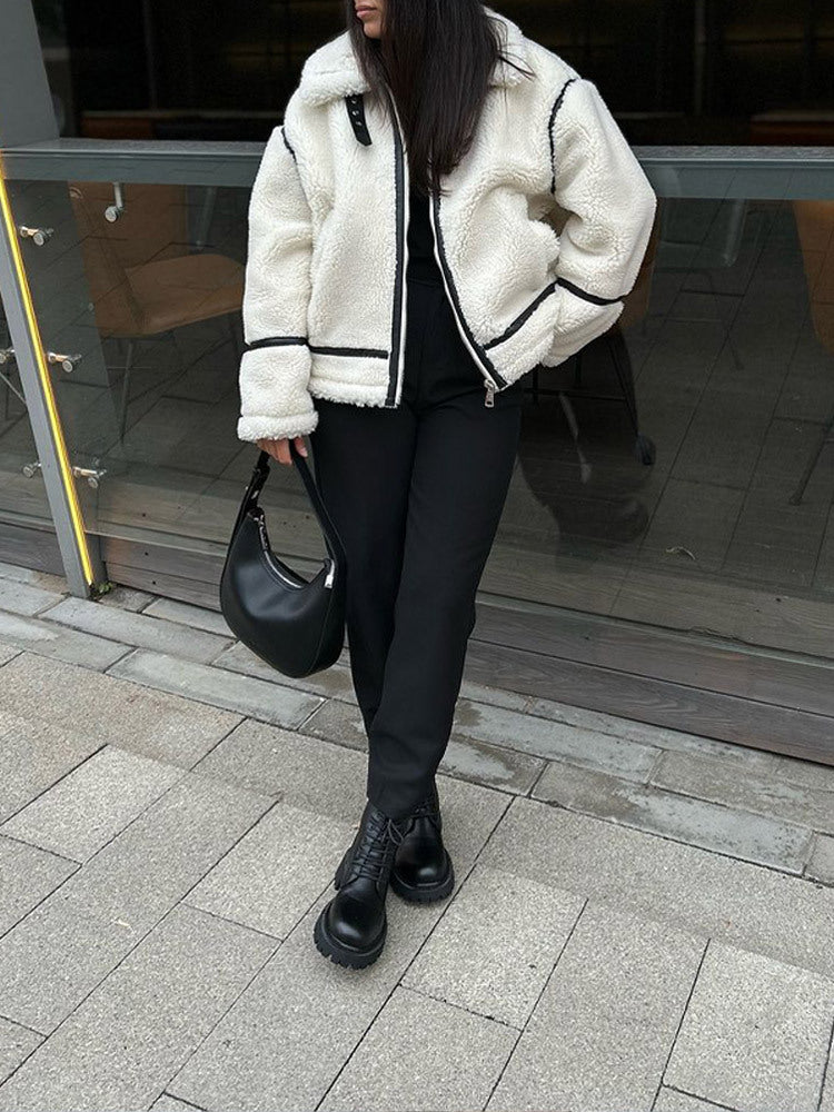 Hattie | Warm Oversized Teddy Jacket for Women