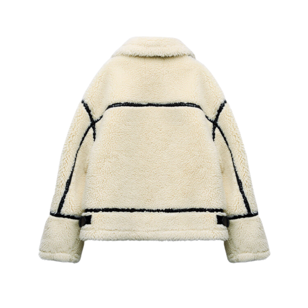 Hattie | Warm Oversized Teddy Jacket for Women