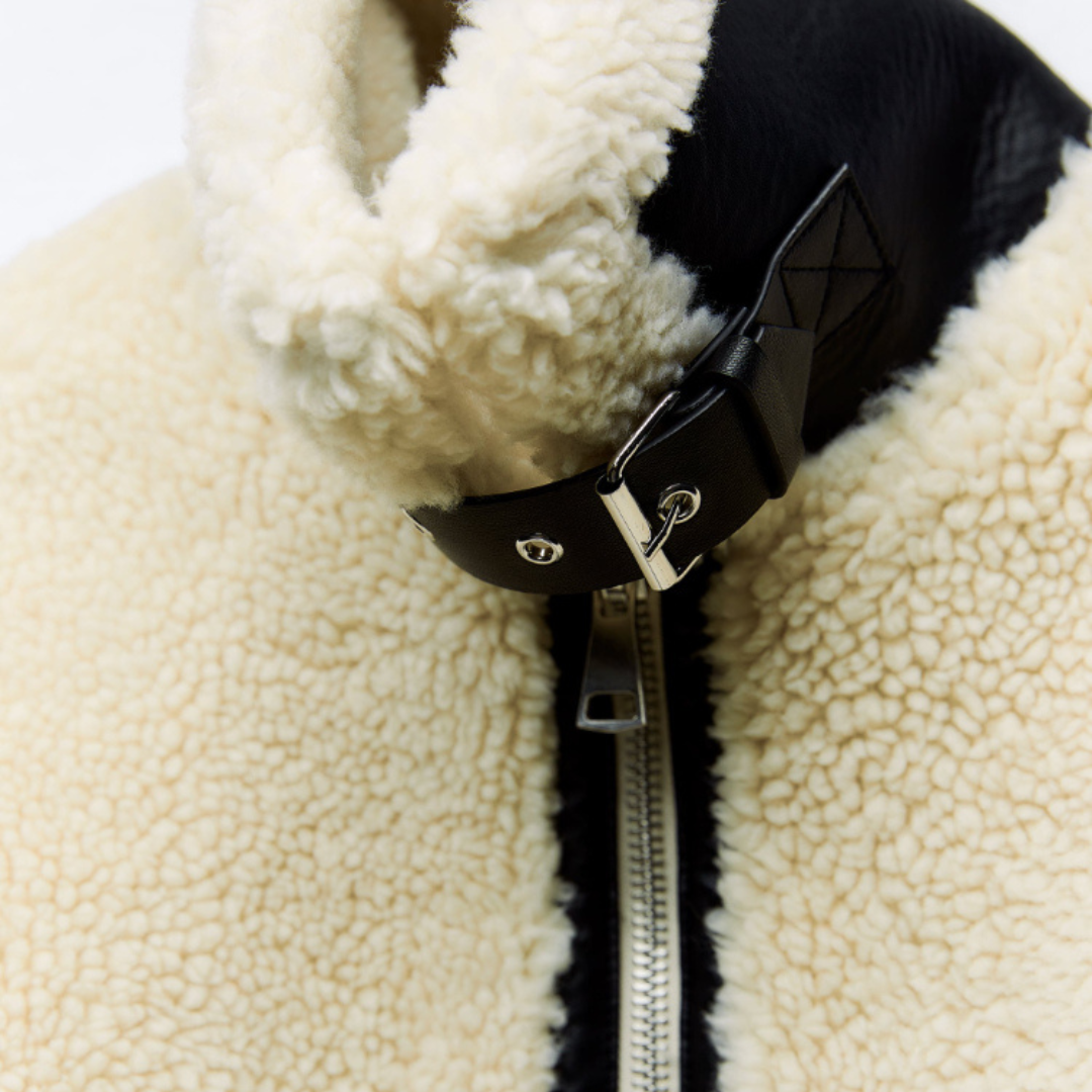 Hattie | Warm Oversized Teddy Jacket for Women