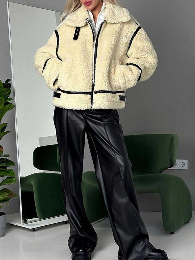 Hattie | Warm Oversized Teddy Jacket for Women