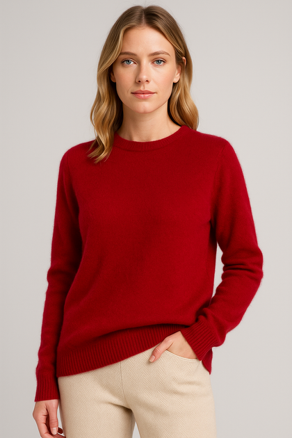 Zara | Elegant Cashmere Crewneck Jumper