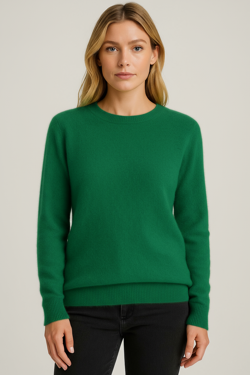 Zara | Elegant Cashmere Jumper Crewneck Womens Knitwear