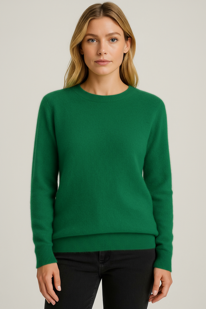 Zara | Elegant Cashmere Jumper Crewneck Womens Knitwear
