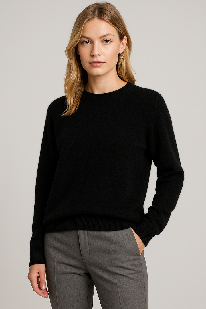 Zara | Elegant Cashmere Jumper Crewneck Womens Knitwear