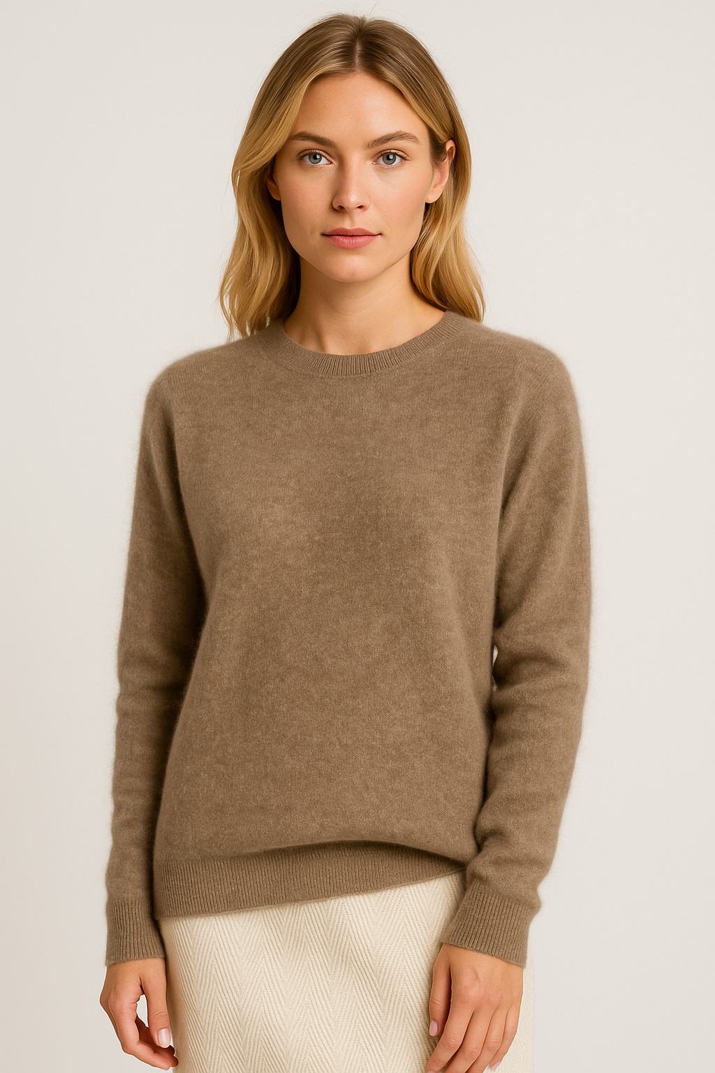 Zara | Elegant Cashmere Jumper Crewneck Womens Knitwear