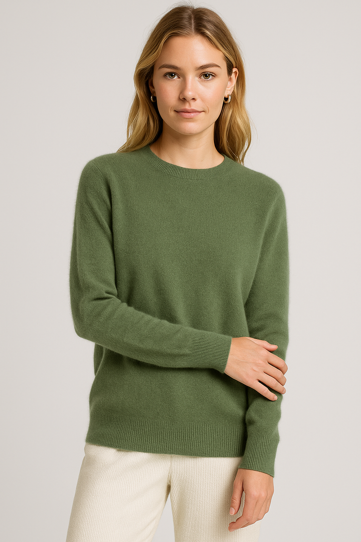 Zara | Elegant Cashmere Jumper Crewneck Womens Knitwear