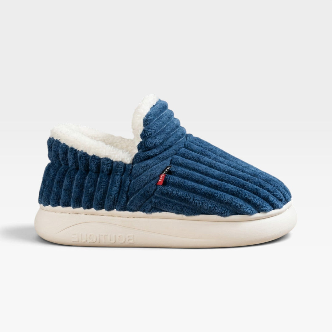 Millicent | Cozy Fleece-Lined Corduroy Slipper Boots Women