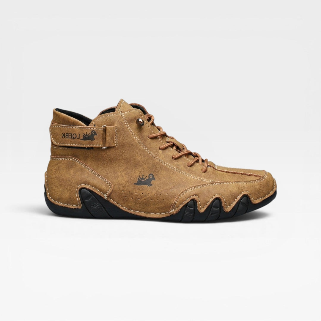 Darby | Bold Suede Mid-Top Lace-Up Trainers