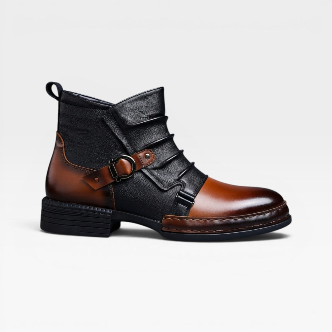 Cassidy | Distinguished Buckle Strap Ankle Boots