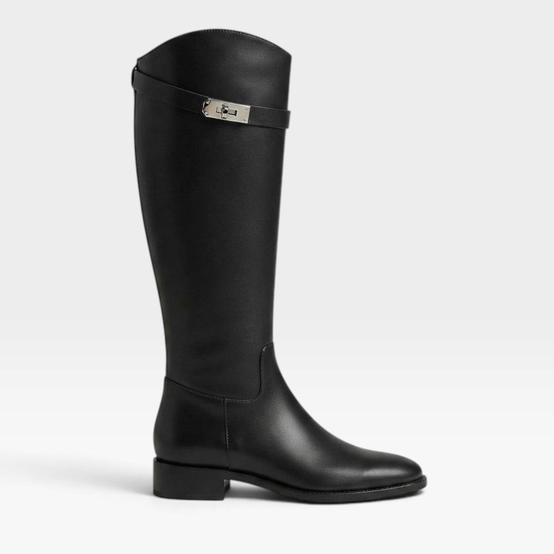 Cordelia | Sleek Buckle Knee High Boots Women